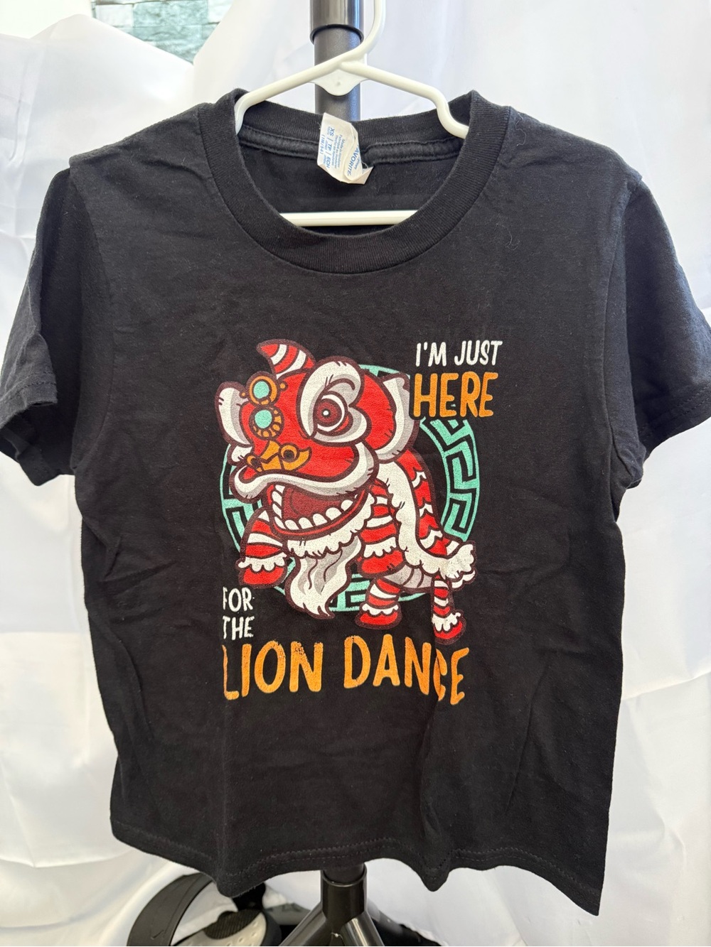 👦 4 for $10 Kids' Black Lion Dance Graphic Tee